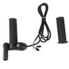 Acelerador de Manillar para Bicicleta Eléctrica con Pantalla LCD para Velocidad y Voltaje Longitud del Cable 170cm Se Adapta a Sistemas de 36/48/60/72V Incluye Par