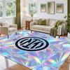 Borussia Dortmund Design Crystal Velvet Rug Soft Decorative Mat for Bedroom Entrance