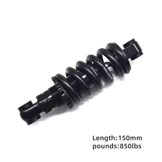 12.5/15CM Mountain Bike Spring Shock Absorber 550/850/1000/1500Lbs Adjustable Scooter Folding Bike Rear Suspension Shock Absorber