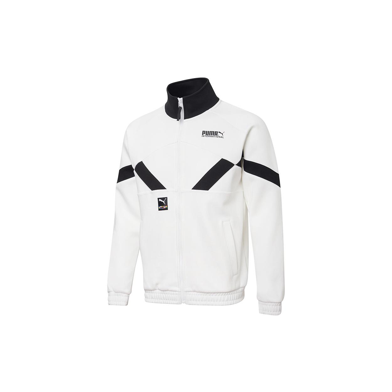 PUMA Casual Sports Knitted Jacket Men s White 531339-02 L