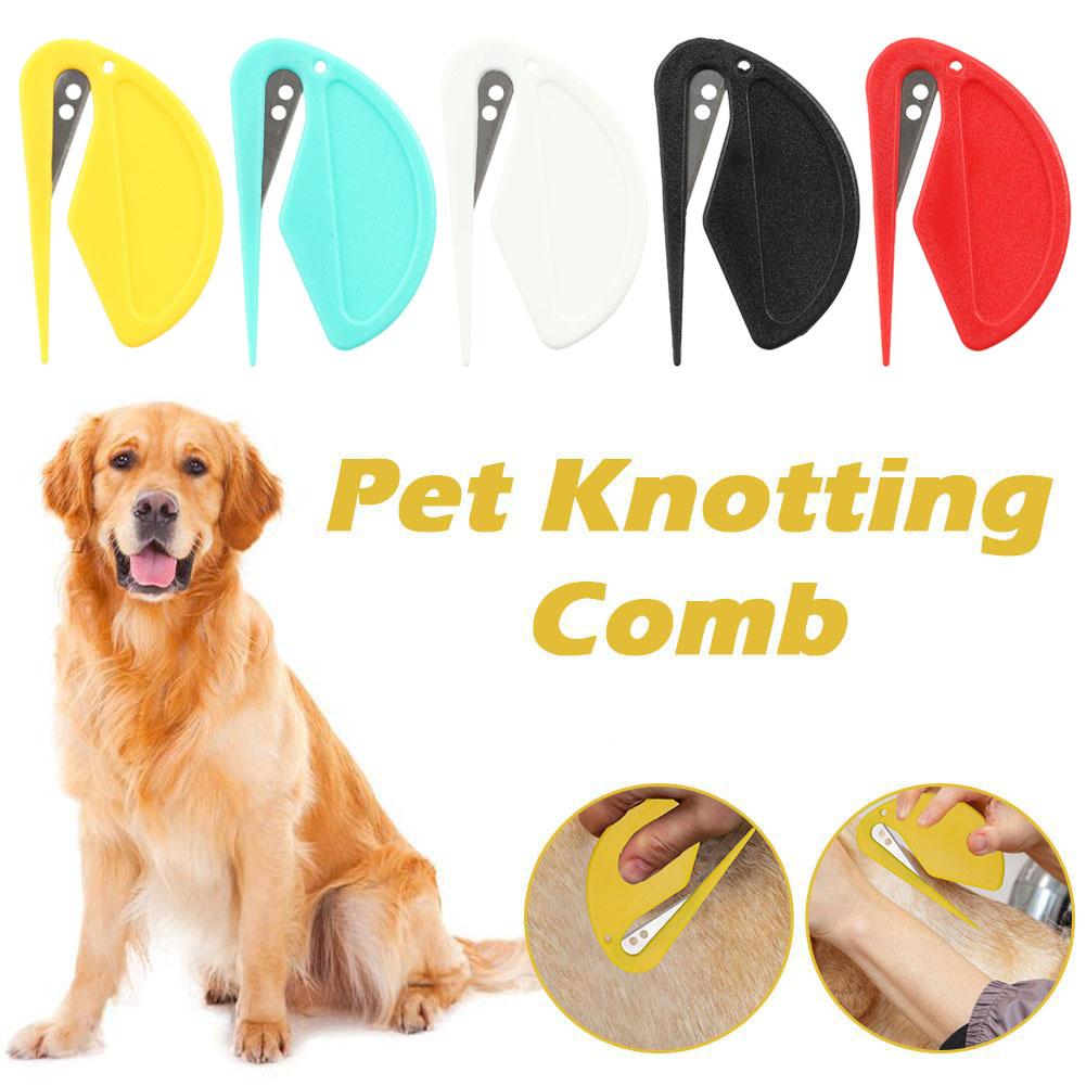 1pc Comb Cat Brush New Cat Dog Comb Pet Open Knot Comb Cat Puppy Hair Fur Shedding Grooming Trimmer Comb Blade