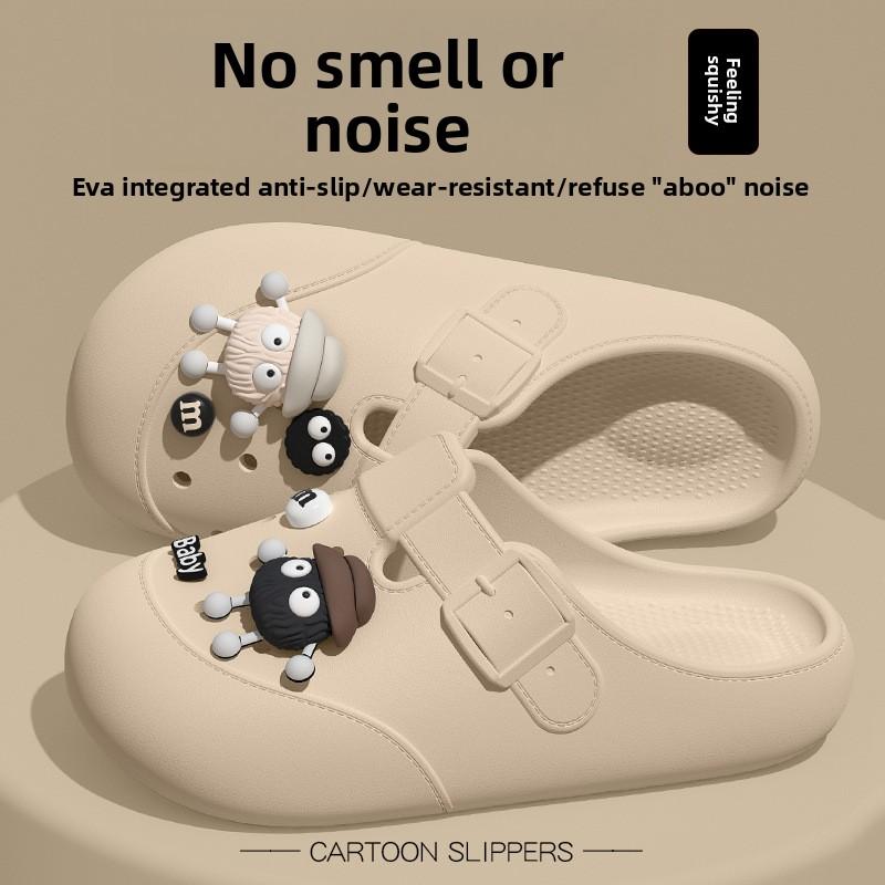 Women s Summer Baotou Anti-slip Breathable Sandals for Couples 36-37 хаки