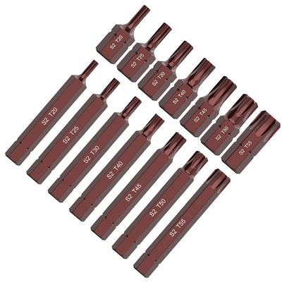 7pcs T20-T25 Screwdriver Bits Hex Shank High Precision