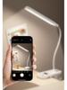 Eye-Friendly LED Clip-On Desk Lamp with Clock – Perfect for Study, Dorm, and Bedside Reading
