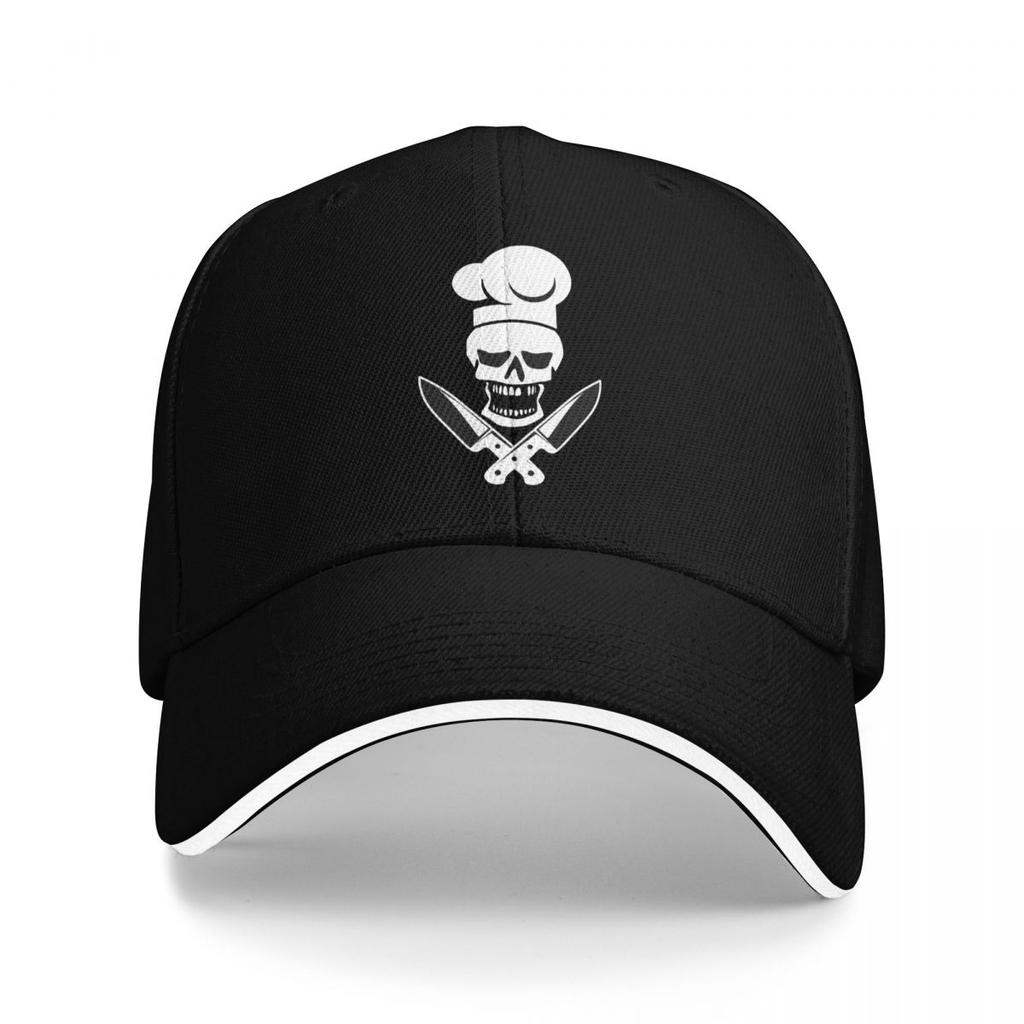 Unisex Baseball Hats Chef Skeleton Kitchen Knives Outdoor Streetwear Summer Sports Baseball Caps Hip Hop Cap Casquette Hats