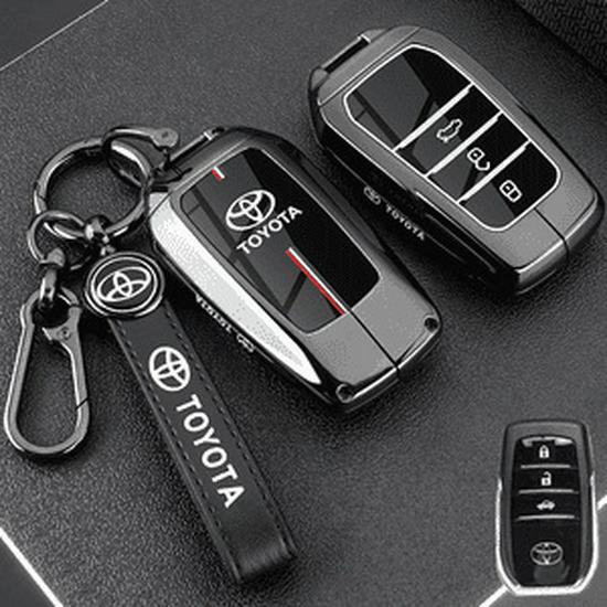Metall-Schlüsselhülle für Toyota Prado Modelle 2024, 2015, 2016, 2018 und 2019