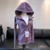 Slim-fit Sweater Jacket Women, Autumn Sports Wear Hooded Cardigan Yoga Top Women's Clothing Looks Thin Winter