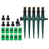 Garden Irrigation Sprinkler Set 21Piece Ground Stake Watering Kit with 360°Adjustable Sprayer Heads and Connectors