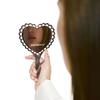 NO.605 [SILVER] HEART HAND MIRROR