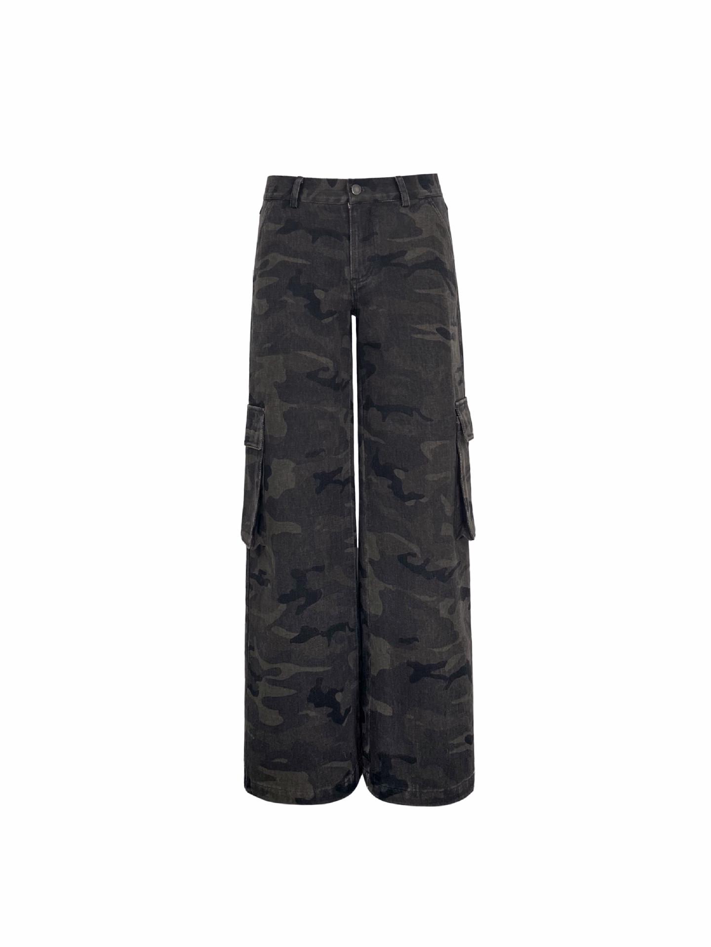 Jim Kennet Retro Camouflage Cargo Pants Small камуфляжный