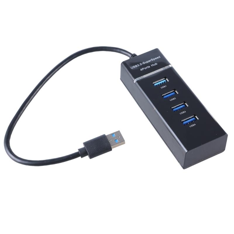 

Versatile 4Port USB 3.0 Data Hub with Fast Transfer USB 3.0 Hub Splitter for Computers Laptop USB Adapter,USB Extender 1