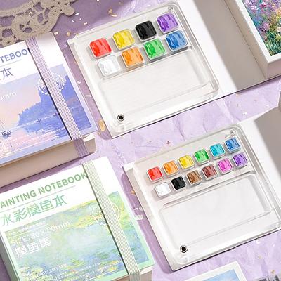 Nailart-Malübungspapier, Nailart-Mischpalettenpapier, Nailart-Zeichnungs-Make-up-Palette, Nagelübungs-Anzeigewerkzeug
