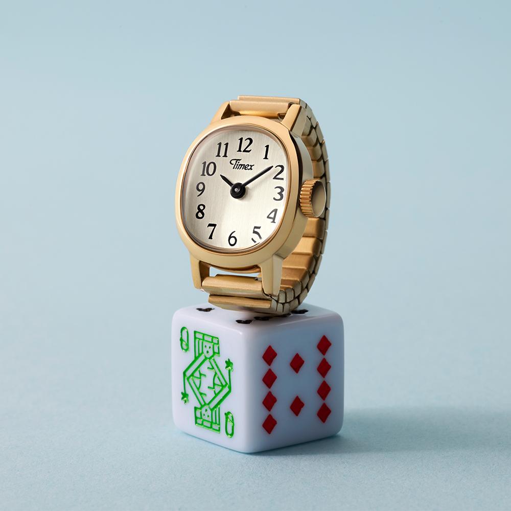 [Timex] Cavatina Mini 16mm Ring Watch TW2Y70800