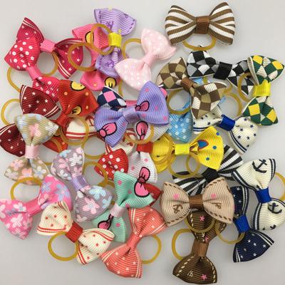 Bow Tie Cute Ribbon Dog Cat Hair Accessories Handmade High Quality Pet Hair Bow Dog Grooming Accessories Christmas Bow Tie Bow Tie