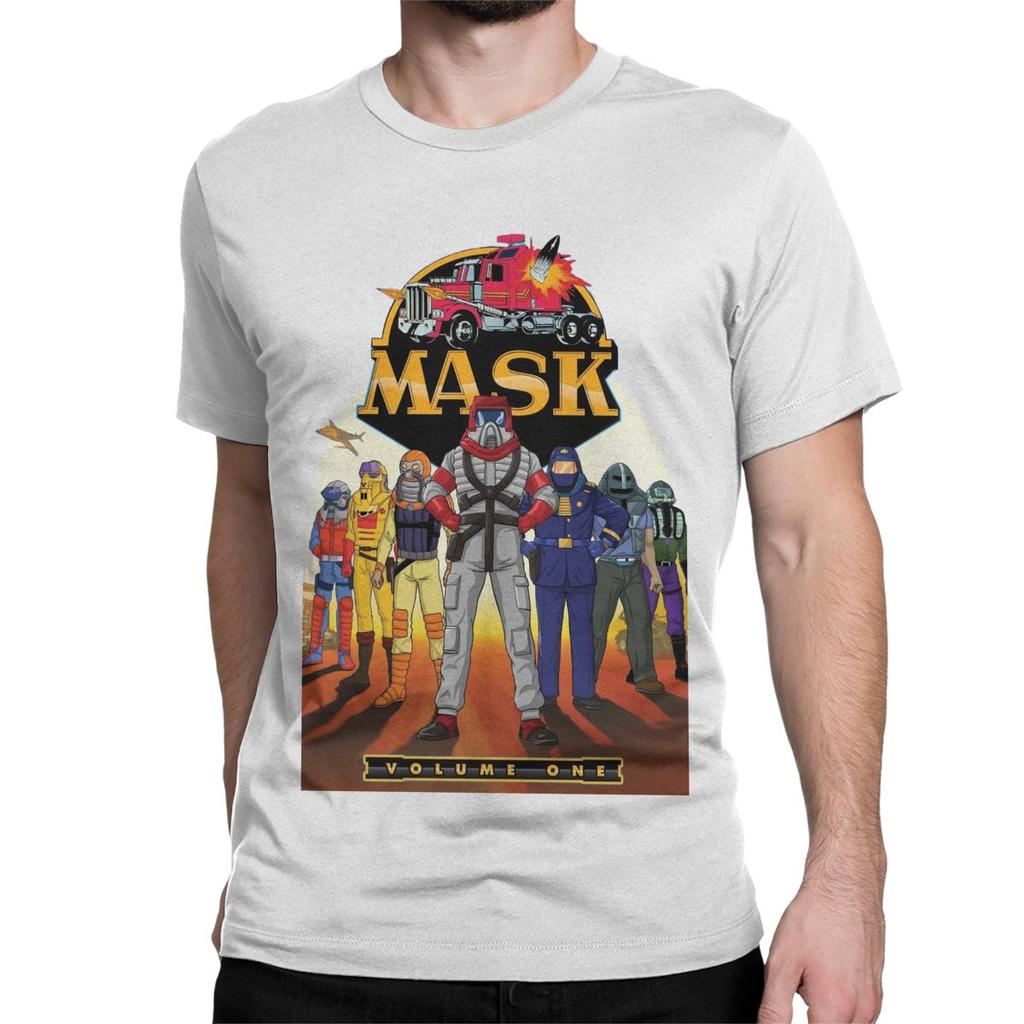 Men Women's T-Shirt MASK Mobile Armored Strike Kommand Pure Cotton Tee Shirt Short Sleeve M.A.S.K. T Shirt O Neck Clothing