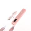1 Set Chargeable Nail Dryer Machine Uv Led Nail Lamp Timing Display Handheld Mini Nail Lamp Family Quick Dry Flashlight Pen