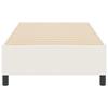 Platform Bed Frame Cream 100 x 200 cm Corduroy Fabric