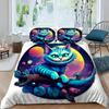 Cheshire Cat Duvet Cover, Bedding Sets 2 Piece Comforter Cover With Pillowcases75*50Cm, Soft Bed Cover For Adults And Children