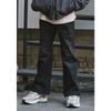 Charcoal Gray Bellbottom Denim Pants Azg4pt02cg