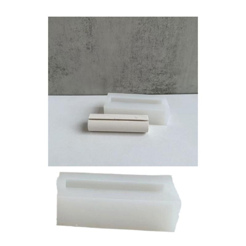 Versatile Silicone Mold for Plaster Crafts Making Epoxy Resin Mould Holder Mould Create Stylish Card Holder Decorations
