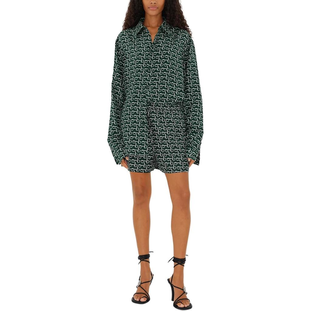 Burberry B Print Mid-Waisted Shorts 80907151