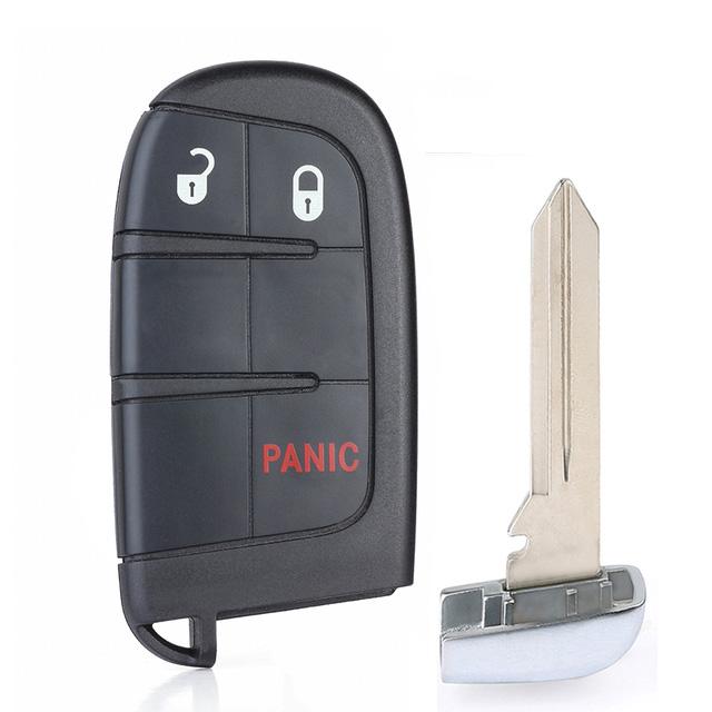 KEYECU 4/5 Buttons 433MHz 4A PCF7953M Chip For Chrysler 200 300 Dodge Charger Challenger 2019+ Smart Remote Key Fob M3M-40821302