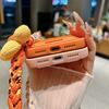 Bonbonfarbe Geflochtenes Crossbody-Lanyard Handyhülle Für iPhone 17 16 15 14 Plus 13 12 11 Pro Xs Max Air Kartenhalter Silikonhülle