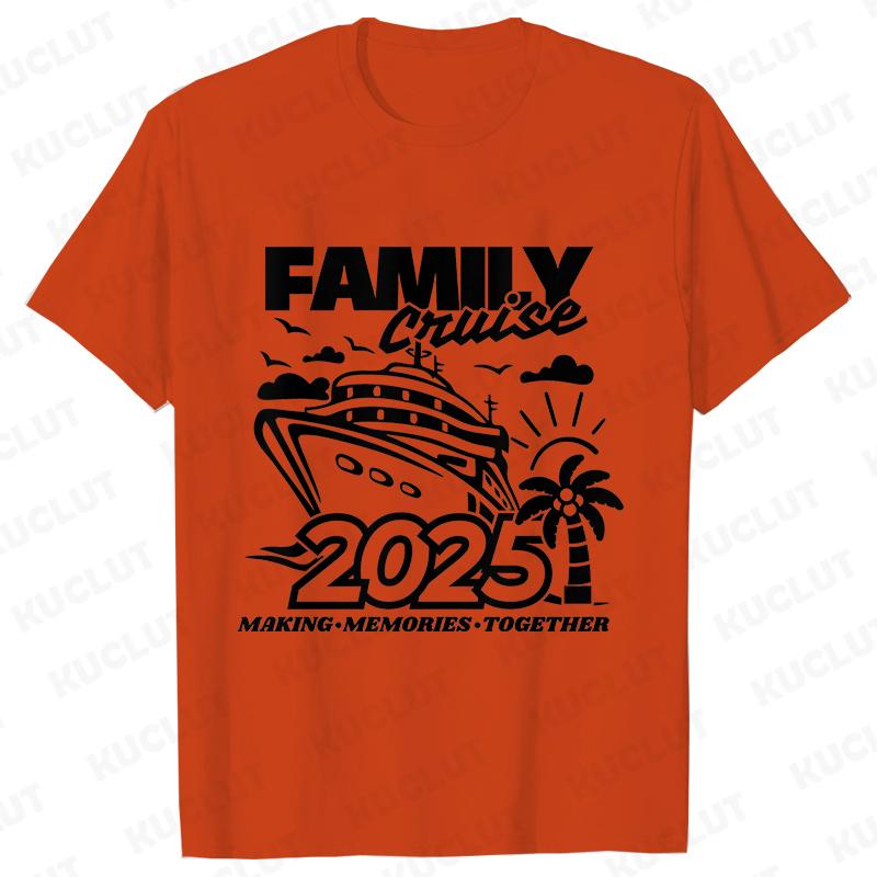 Family Cruise 2025 Tshirts Family Making Memories Together Tshirts Holiday Vacation Trip Shirt Cruise Squad T Shirts Tops