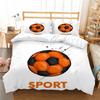 Bed Set Sports Style Duvet Cover Set Soccer Printed Quilt Cover Set Teens King Queen Size Bedding Fashion Cover Suit Luxury Bedding Cover
