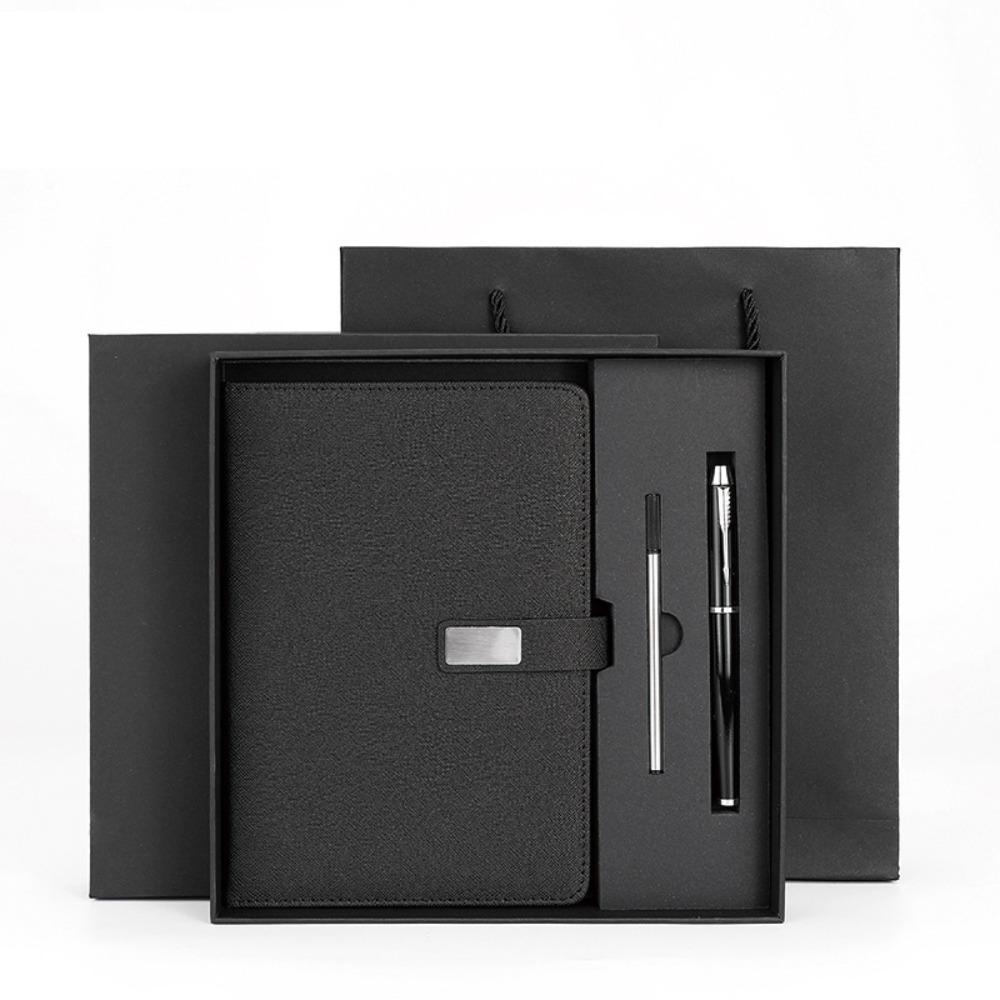 Refill Set Corporate Gifts Set Stylus Pen Customized Notebook Notebook Pen Set  Business Meetings