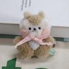 Cute Cartoon Minini Hedgehog Bear Plush Keychain Pig Doll Bag Charm