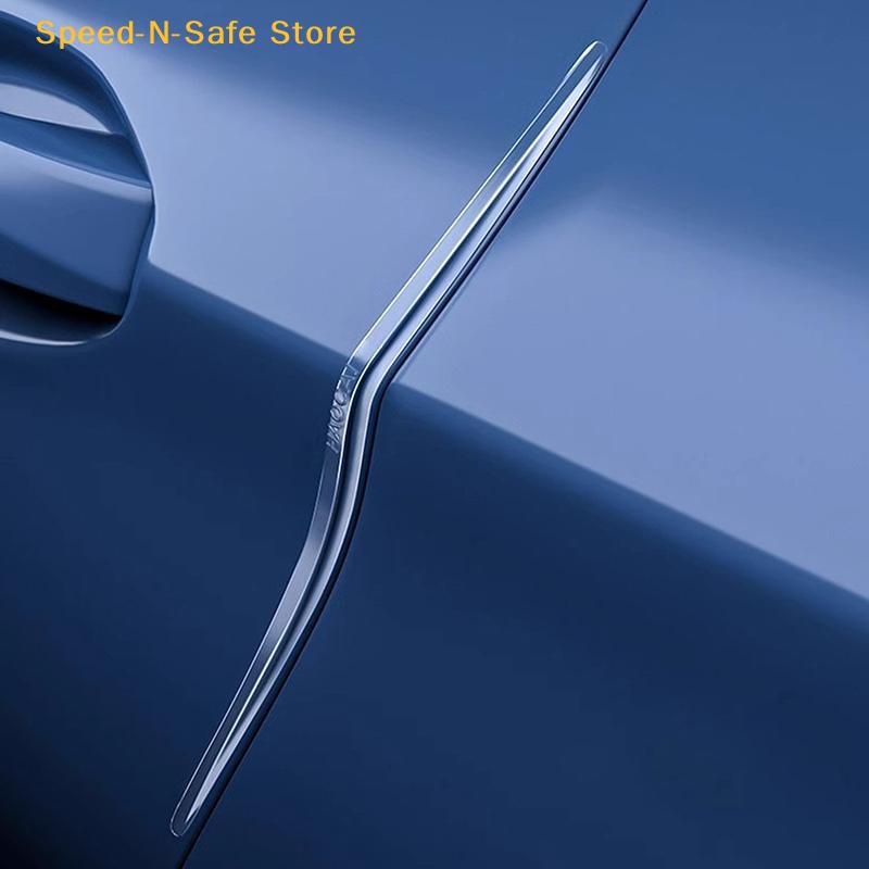 Car Door Edge Protector Strip Universal Fit for Rearview Mirror Bumper Anti Scratch Protection for Urban and Rural Areas