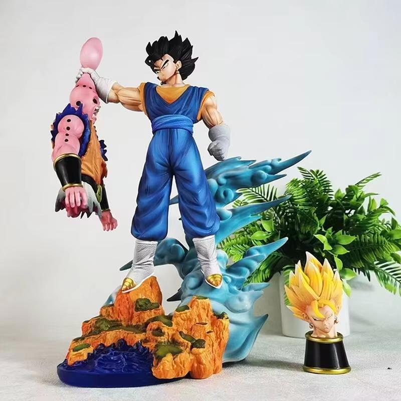 In Stock 33cm  Anime Figure Majin Buu Vegetto Figures Majin Buu Vegetto Pvc Statue Collect Model Decoration Gift Toy no box