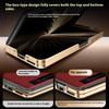 For Honor Magic V5 5G Case Smart View Window Leather Phone Cover with Metal Lens Kickstand