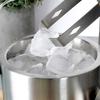 Steel Thermal Ice Cube Bucket Thermos Ice Container + Tongs