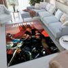 French Legendary Rock Singer and Actor Johnny Hallyday Carpet Is Suitable for Living Room and Bedroom Doormats Office Balcony Decorative Carpet V12