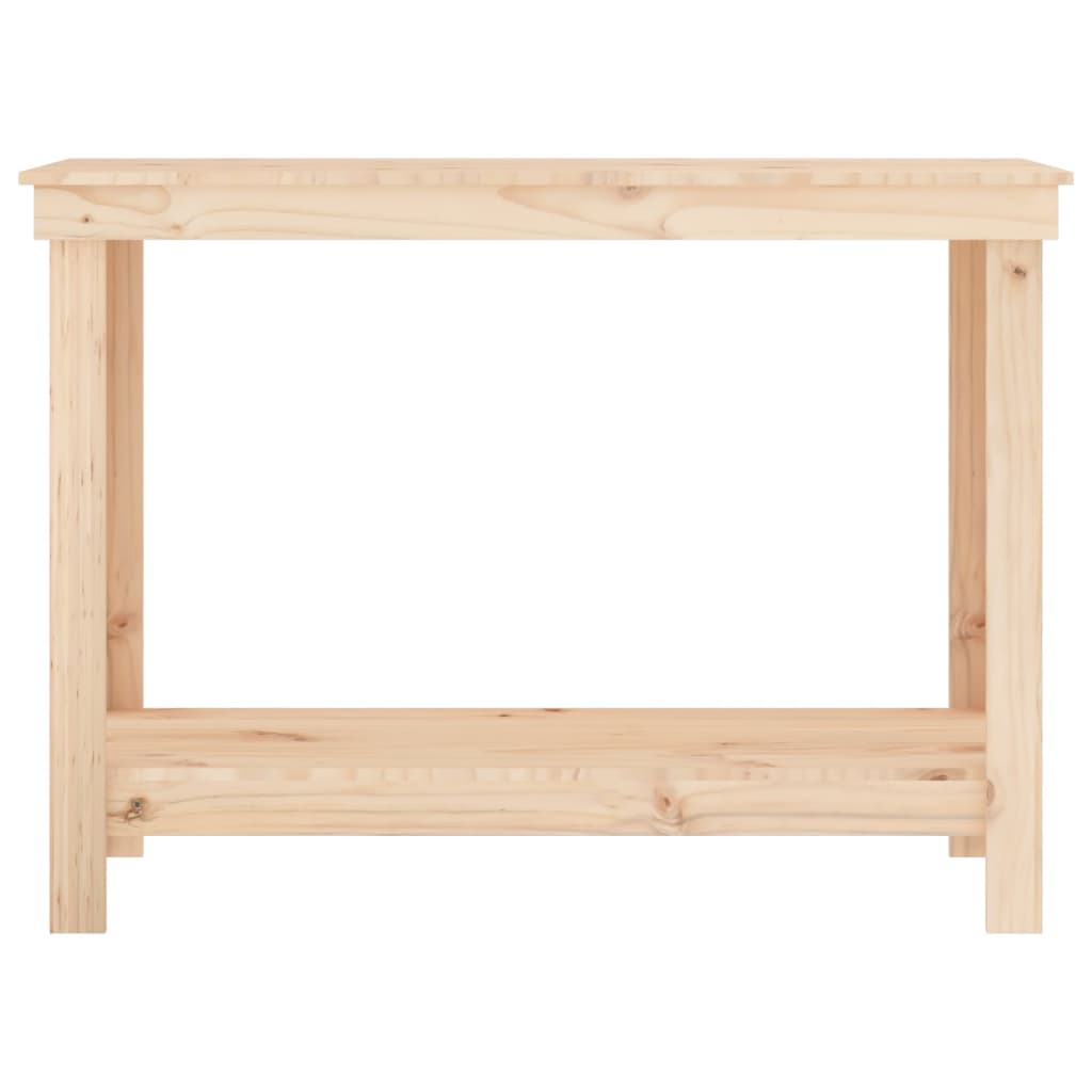 Vidaxl Stół Roboczy, 110X50X80 Cm, Lite Drewno Sosnowe