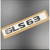 Lettere Cromate Nere in ABS 3D Emblema Posteriore Baule Parafango Auto Per Mercedes GLS63 AMG W166 W167 Logo BITURBO 4MATIC Emblema Accessori