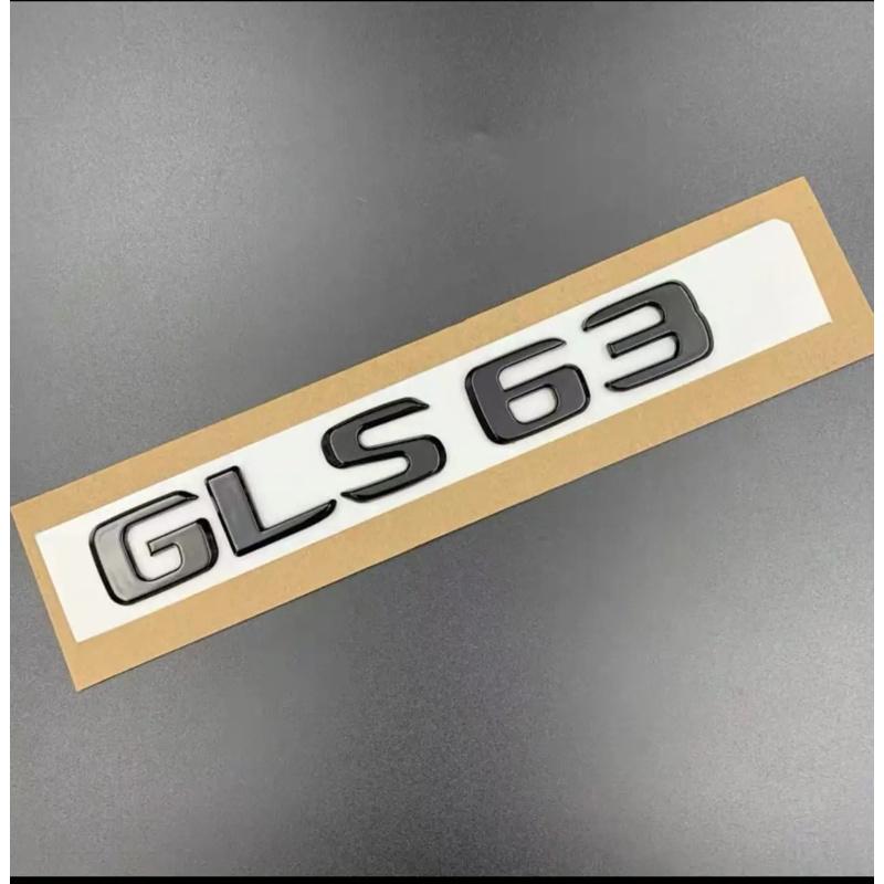 Lettere Cromate Nere in ABS 3D Emblema Posteriore Baule Parafango Auto Per Mercedes GLS63 AMG W166 W167 Logo BITURBO 4MATIC Emblema Accessori