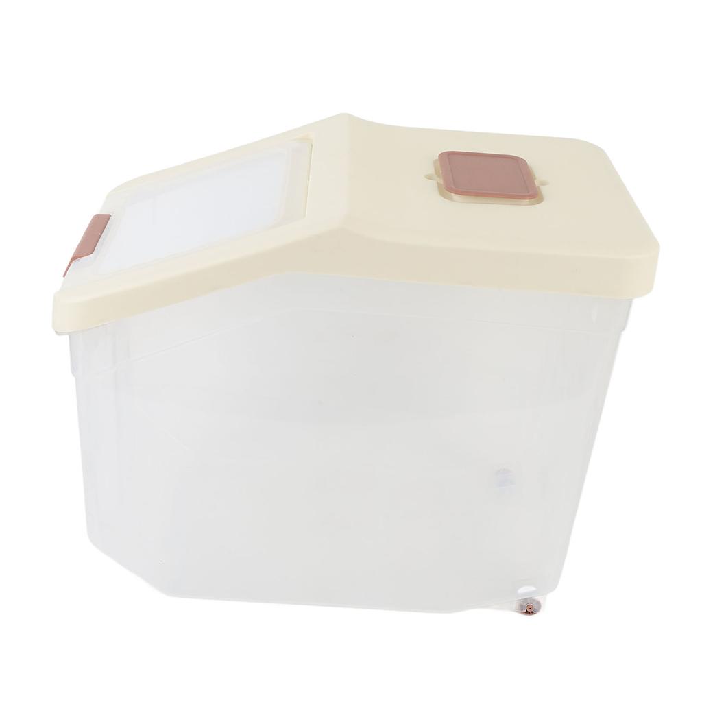 Recipiente de Armazenamento de Arroz Hermético Recipiente de Armazenamento de Farinha Recipiente de Armazenamento de Cereais Alimentos Secos para Cozinha Doméstica à Prova de Umidade