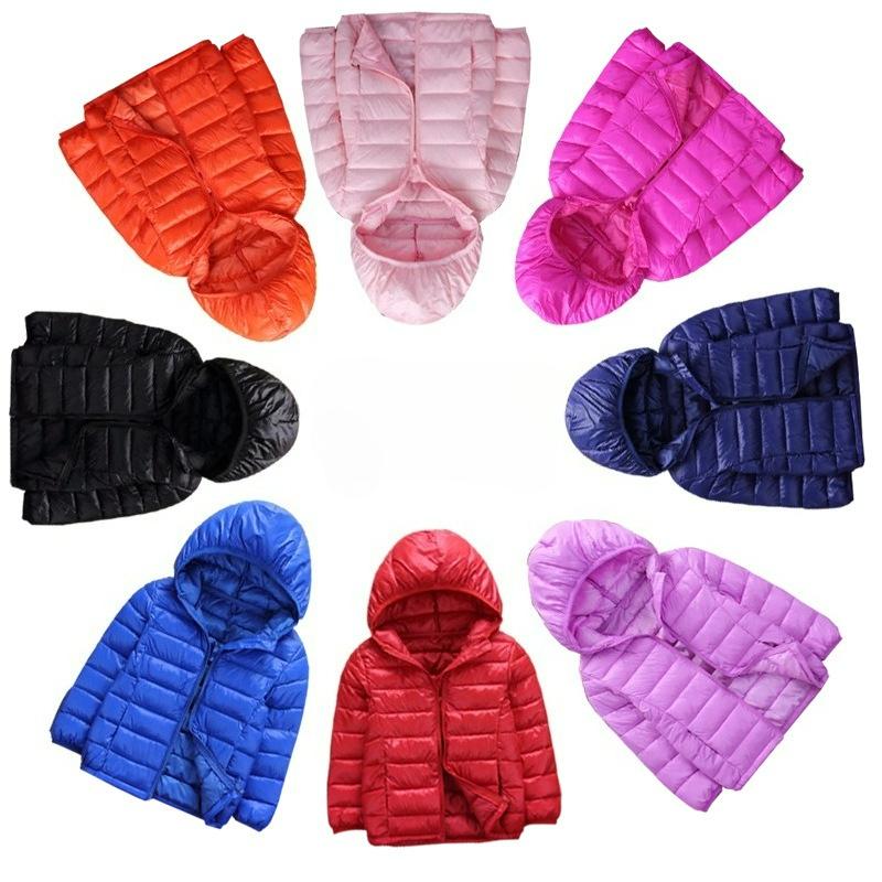 Down Jackets, Girls' Cotton-padded Jackets, Lightweight Boys' Down-padded Jackets, Winter Clothes, Big Children's Autumn and Winter Jackets