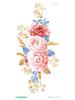 Neue 3D Wasserdichte Blumen Tattoo Aufkleber - Einweg und Original Design