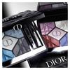 Dior 5‑Shades Quilted Eyeshadow Palette #855 Rose Moiré Luxury Matte Shimmer Eye‑Make‑Up Palette With Double Makeup Brushes