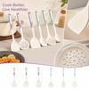 Food Grade Silicone Spatula Set for Nonstick Cookware - Cooking Turner and Slotted