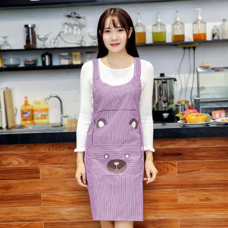 

Teddy Bear Apron (Choose one of three colors) WA1F477 Purple