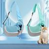 Pet Sling Carrier Breathable Mesh Single Shoulder Bag Drawstring Zipper Crossbody Pet Travel Bag Simple Fashion Portable Outdoor