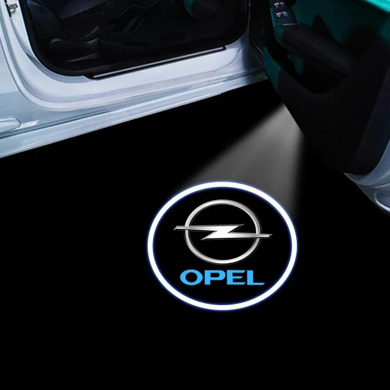 new Car Door LED HD Welcome Courtesy Shadow Projector Lamp Logo Light For Opel Insignia Astra Antara Meriva Zafira H G Corsa