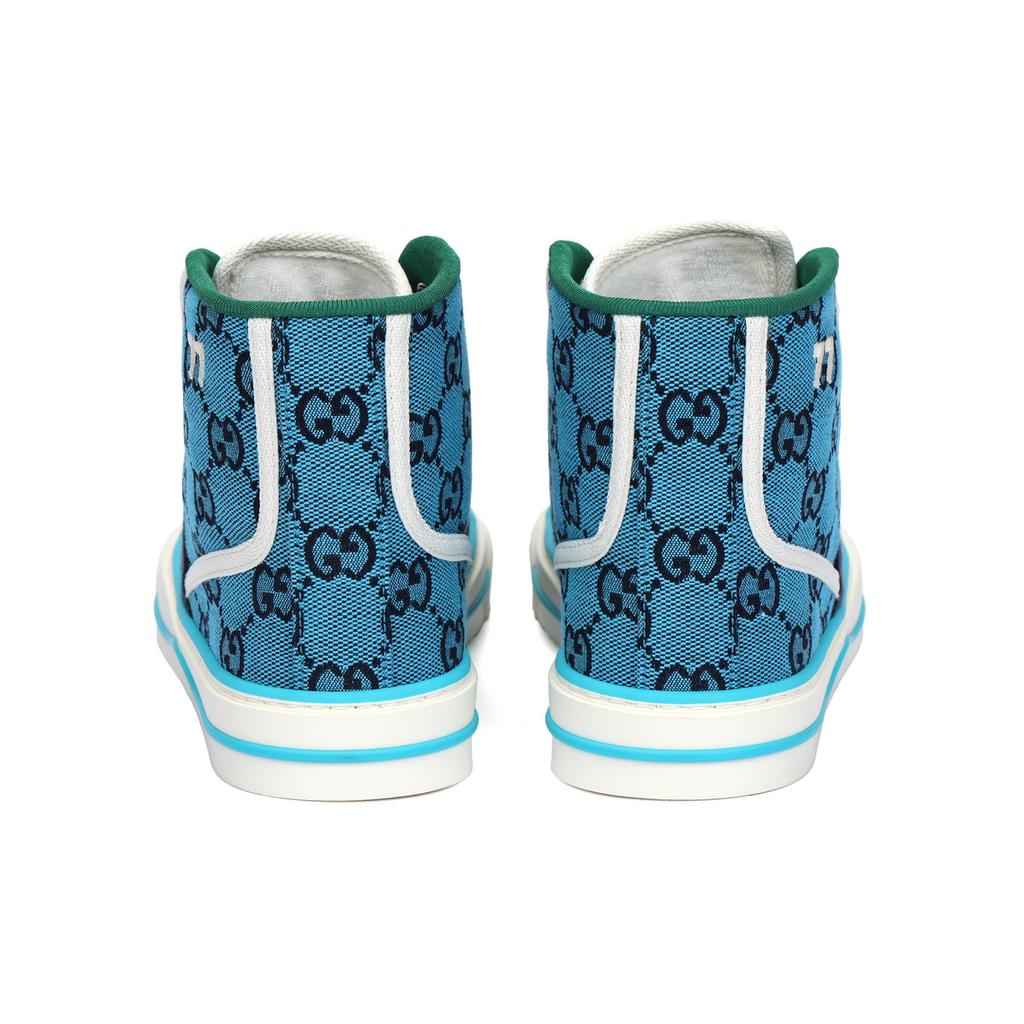 Gucci Tennis 1977 Casual Stylish Skateboarding Shoes Women's Blue 663679 2UZL0 4280