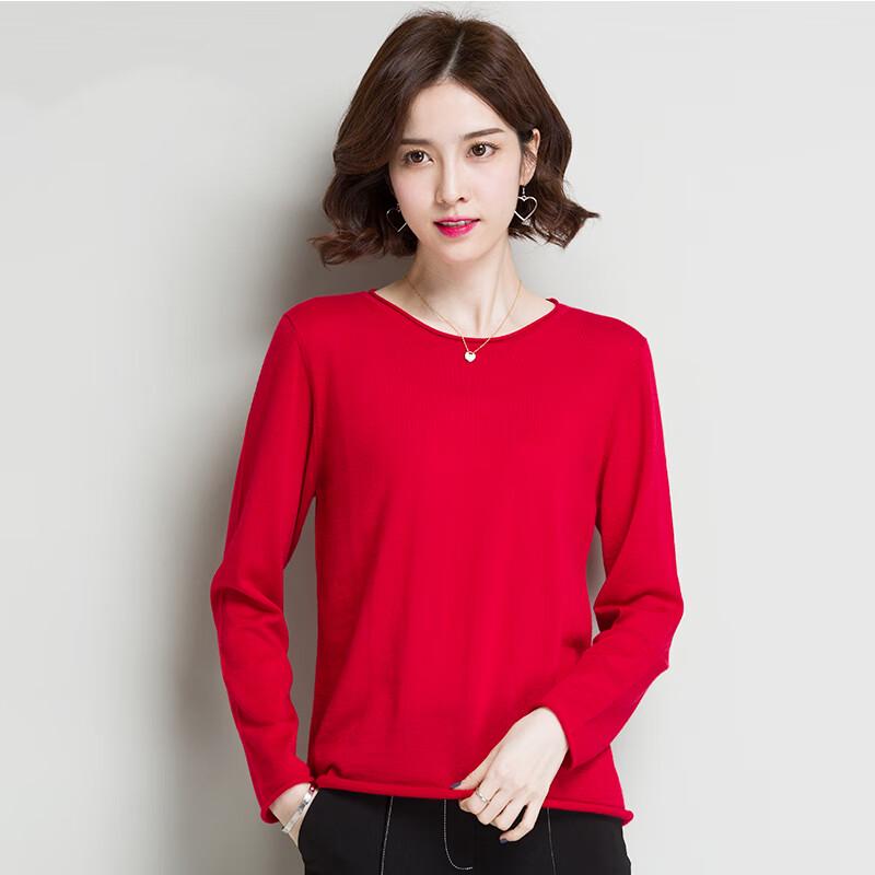 Hengyuanxiang Damen Leichter Feingespinnter Kaschmirpullover