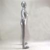 Aufblasbares Vollkörper-Schaufensterpuppen-Torso-Modell für Damen, Silbernes Schaufensterpuppen-Körpermodell